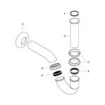 Picture of Hansgrohe BIDE SIFON DN32  CHROME