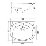 	Alfa Lavabo 45