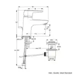 Connect Blue Baterija za Lavabo STH B9914AA
