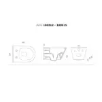 	Avva Konzolna WC šolja Rimless 100314-KL