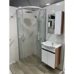 X1 Flex Polukružna Kabina R80x200