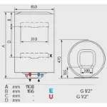 Bojler 120l Pro1 Eco R 120 V 2K CZ 3700568
