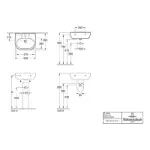 Onovo Polustub za Lavabo 650 52660001