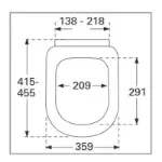 Subway WC Daska SS 9M55S101