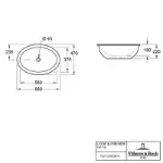 Loop & Friends Lavabo 56x36 61613001