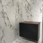 Ormarići za lavabo - Black-Wood Ploča 700BX