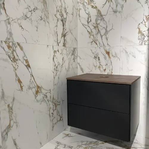 Ormarići za lavabo - Black-Wood Ploča 700BX