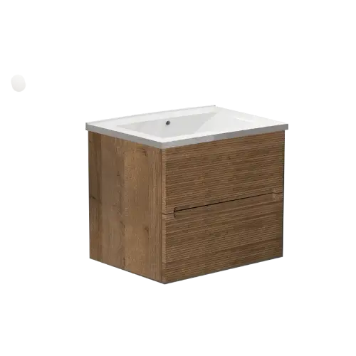 Lavabo sa ormaricem - Rigo 600BX Rovere Farnia Lavabo E-8005-60