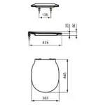 Connect Air SS WC Daska Sandwich E036601