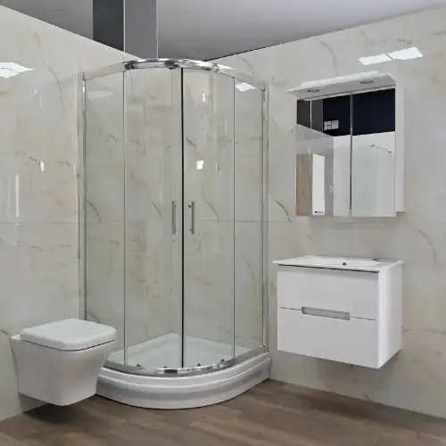 Tuš kabine I Srebrna providna h185 r80