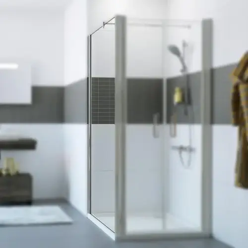 Stakleni walk-in tuš paravan Huppe 70x190