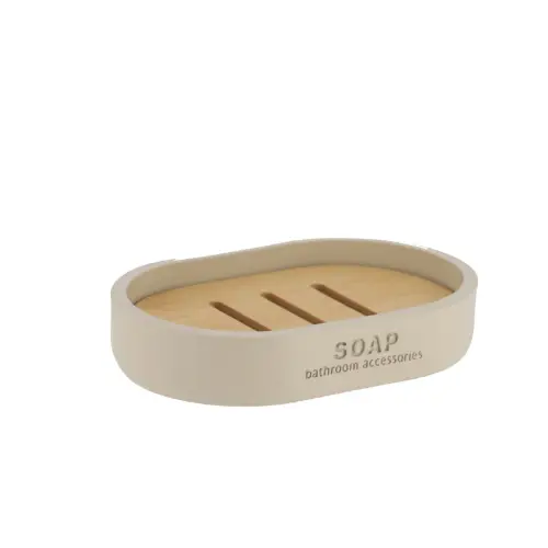 Tendance Držač Sapuna 2,3x12,3x8,3 Bambus/Bež 64101161