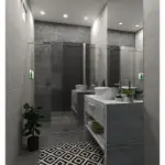 Granitna pločica LG Titan u kupatilu