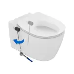 wc šolja za ugradni vodokotlić connect