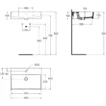 Strada Lavabo 60 K077801