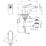 Conca Baterija za Bide Zlatna BC760A2
