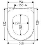 Onovo WC Daska SSB 9M38S101