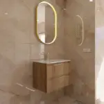 Viseći kupatilski ormarić sa lavaboom
