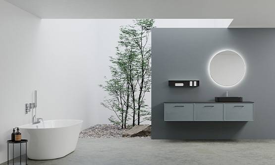 minimalistički stil uređenja kupatila