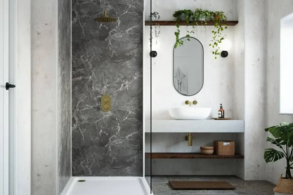 moderno kupatilo u japandi stilu