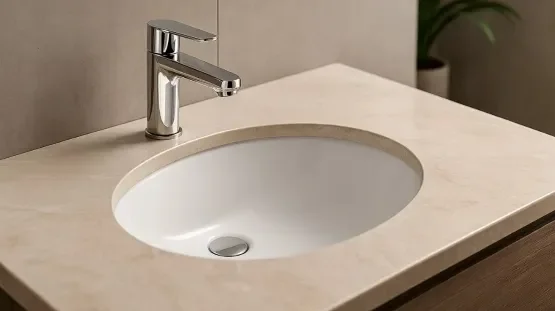 ugradni lavabo u kupatilu