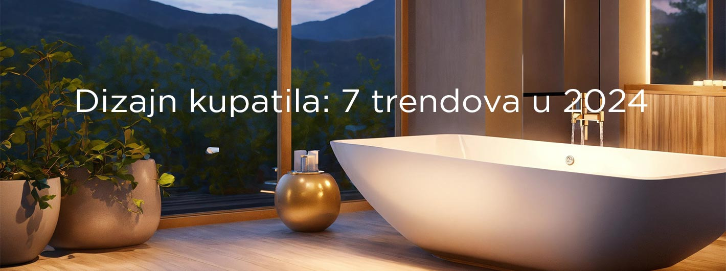 7 novih trendova u dizajnu kupatila u 2024.