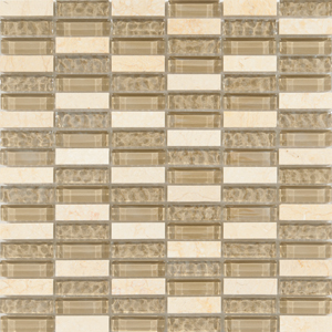 Natura Beige Staklo-Kamen Mozaik 30x30